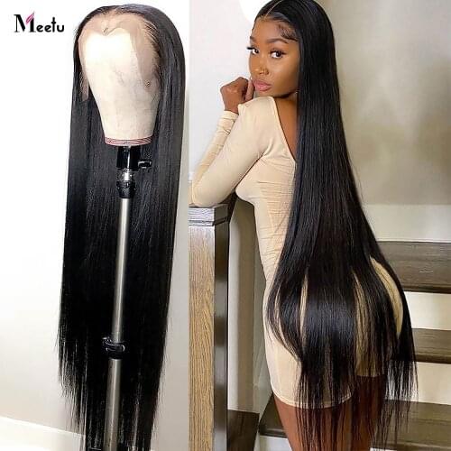 180 Density Straight Lace Closure Wigs 4x4 Closure Wig Human Hair Wigs for Women Brazilian Lace Front Human Hair Wigs 8-30 Inch