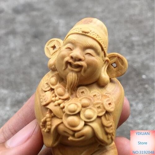 BOJ tallado de piezas colgantes reclutando dinero literatura jugando con artesanía de madera