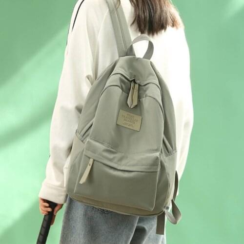 Womens School Backpacks for Girls Student Nylon Rucksack Korean Bagpack Casual Female Travel Backpacks Lady Student Mochila New
