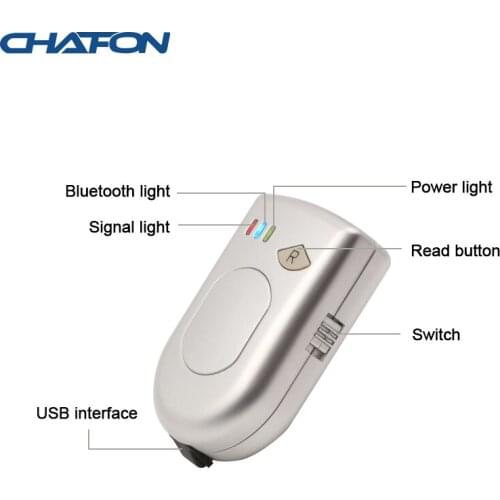 CHAFON ID bluetooth card reader 125khz EM4100 used for field logistics management with free 1 piece card