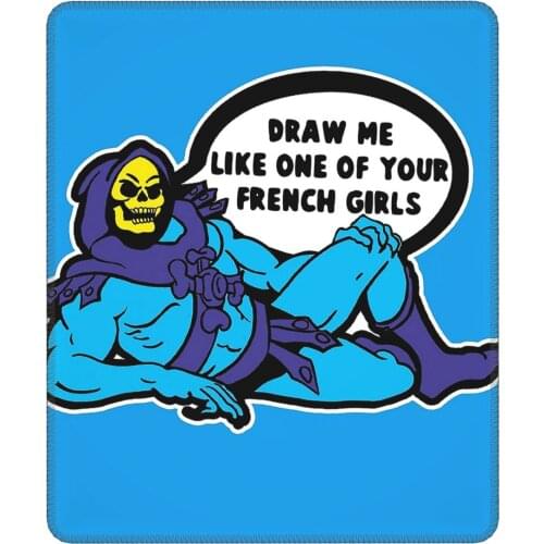 Skeletor Says Amazing Mouse Pad He Man Masters Of Universe Heman 80s Cartoon Non-Slip MousePad Rubber PC Table Decoration Cover