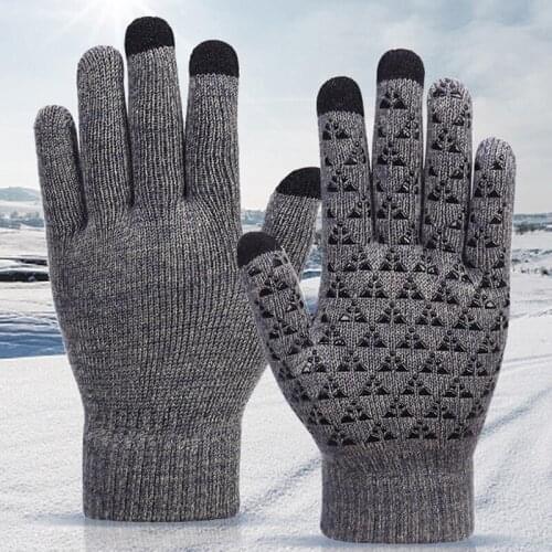 Unisex Touch Screen Warm Cycling Gloves Winter Thermal Bicycle MTB Bike Motorcycle Ski Outdoor Hiking Sports Full Finger Gloves
