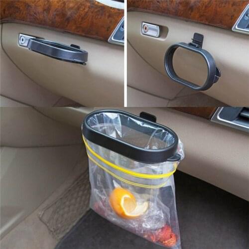 Universal Trash Can frame for Car Automoboiles Trash Bin Frame Auto Garbege Waste Bag Holder Plastic Organizer Box Accessories
