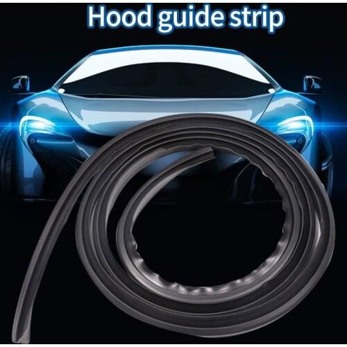 Car Engine Hood Strip Weatherstrip Front Windshield Edge Sealing Strip 1.5M Engine Cover Strip Cover Spoiler Hood Drainage Strip