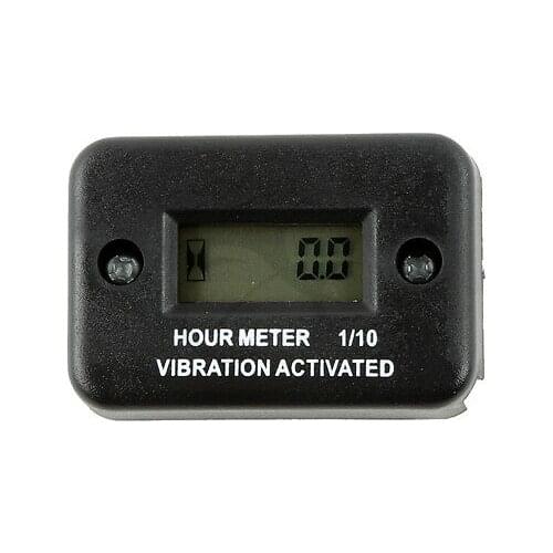 Motorcycle New Tach Vibration Activated Hour Meter For ATV Snowmobile Gas Engine