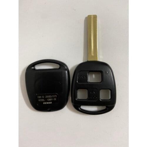 10pcs/lot Replacement Car Remote case For toyota Key Shell 2/3 Button TOY48 (Short) with LOGO