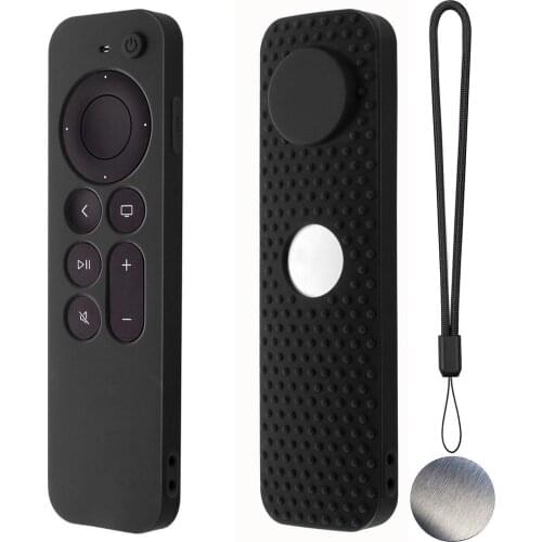2021 Remote Case For Apple-Siri Remote 2nd Gen Protective Anti-Slip Durable Silicone Shockproof Cover For Apple-4K TV