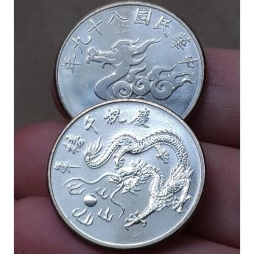 26mm Dragon Millennium 1999 ,100% Real Genuine Comemorative Coin,Original Collection