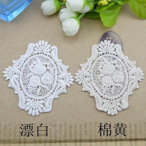 5pcs Embroidered Flower Cotton Cloth Patches Christmas Appliques For Clothes Sewing Supplies Diy Craft Ornament Scrapbooking