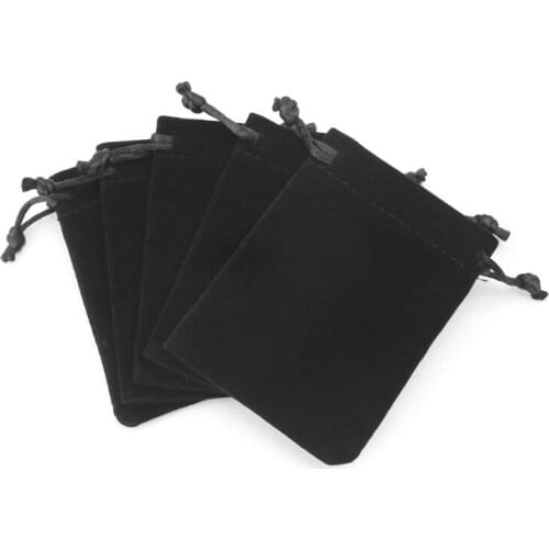 5pcs RPG Dice Bag Velvet Drawstring Bags Tarots Card Jewelry Bag 10*12cm X3UA