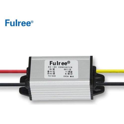 3A 5A 12V to 5V 24V to 5V Step Down DC-DC Power Converter 8V-40V to 5V Buck Voltage Regulator Car Charger Power Supply