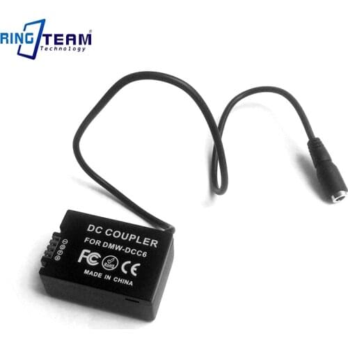 DMW-BMB9 DMW-DCC6 Battery DC Coupler for Panasonic FZ40K FZ45K FZ47K FZ48K FZ60 FZ62 FZ70 FZ72 FZ80 FZ82 FZ100K FZ150K Cameras