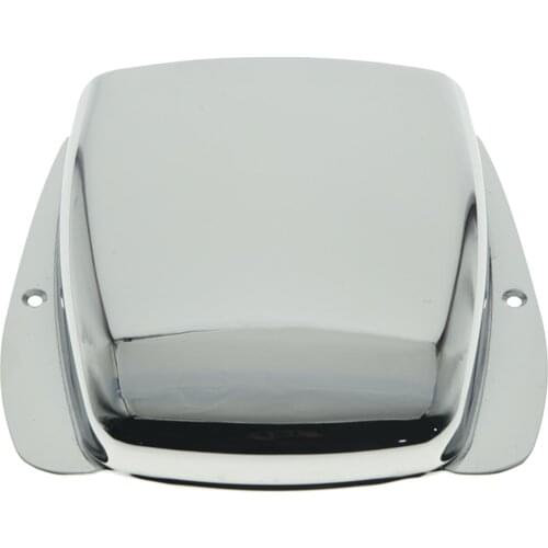 KAISH Chrome J Bass Jazz Bass Guitar Bridge Cover Bass Protector for Fender Jazz Bass