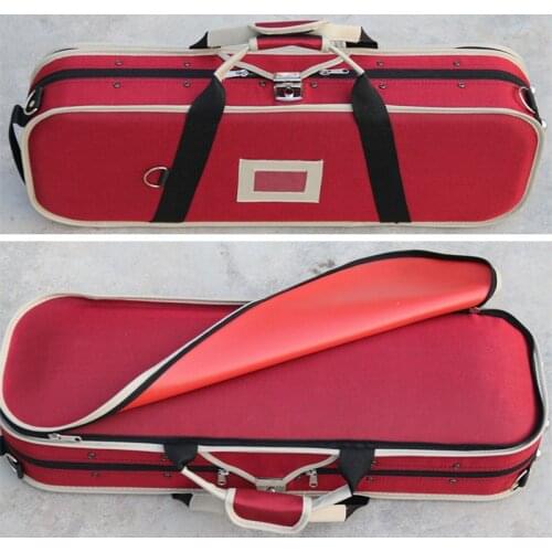 Lark Violin Case (4/4). Lightweight & Sturdy.Biconvex violin box, installed hygrometer, high quality carrying case