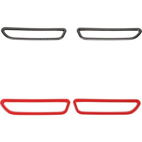 Rear Light Eyebrow Decoration Cover Trim Side Fog Light Sticker for Ford Mustang 2010 2011 2012 2013 2014