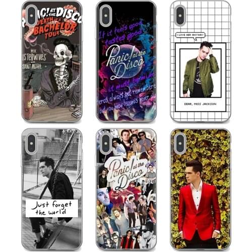 For iPhone iPod Touch 11 12 Pro 4 4S 5 5S SE 5C 6 6S 7 8 X XR XS Plus Max 2020 Panic At The Disco brendon urie Soft Case Housing