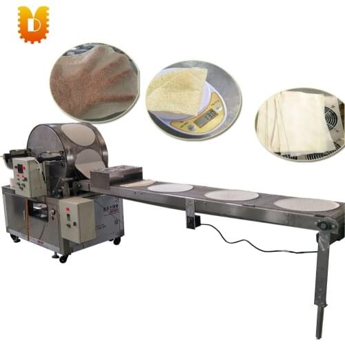 Hot Sale Square spring roll wrapper machine lumpia pastry sheet machine