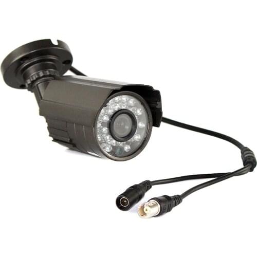 Metal Housing Wide View HD 700TVL 1000tvl CMOS Color Night Vision IR-cut Filter 24 LED waterproof IR Camera Analog Camera