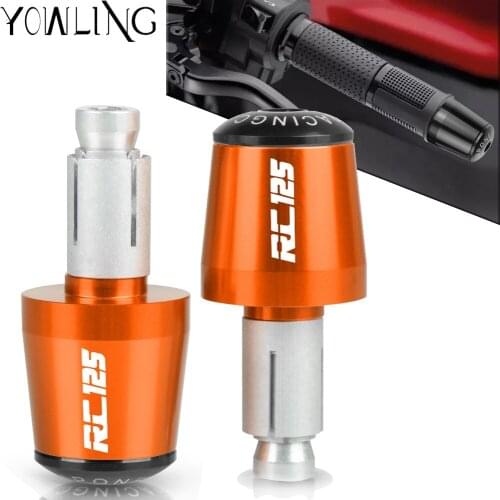 Handle Bar Ends Grips FOR RC125 2011 2012 2013 2014 2015 2016 2017 2018 7/8" Motorcycle Handlebar Counterweight Plug Slider