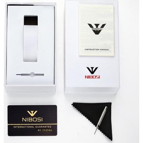NIBOSI Original High-end Big White Watch Boxes