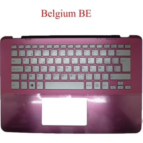 Laptop Palmrest BE HU GR GK IT FR BG keyboard For SONY For VAIO SVF14A SVF14A15ST SVF14A1C5E SVF14A1M2E SVF14A1S9R 5JGD5PHN070