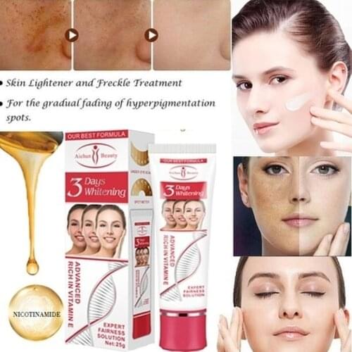 25g Whitening Face Cream Long Lasting Moisturize Oil Control Skin Care Cover Pores Acne Nude MakeUp Base Brighten