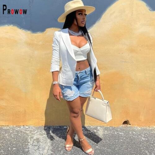 Prowow Women's Blazers Blazers