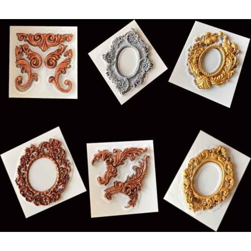 Sugarcraft Newest Frame silicone mold fondant mold cake decorating tools chocolate gumpaste mold