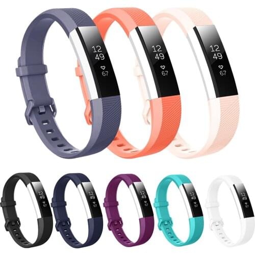 Silicone Band for Fitbit Alta HR Adjustable Smart Watch Wristband Bracelet Replacement Accessories for Fitbit Alta Strap