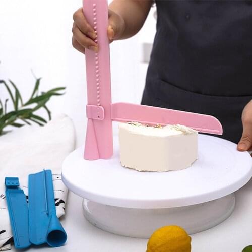 Cake Scraper Smoother Adjustable Cake Shaver Baking Tools Cream Fondant Scraper Cake Edge Smoother Cake Hand Decoration Tools
