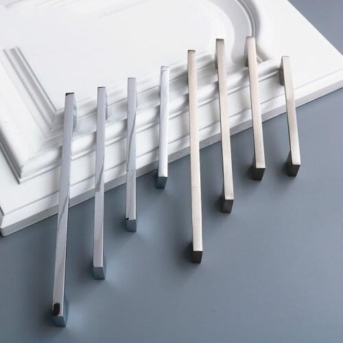 Modern aluminum furniture Cupboard door Handle Wardrobe Drawer Knob Home Decoration Hardware