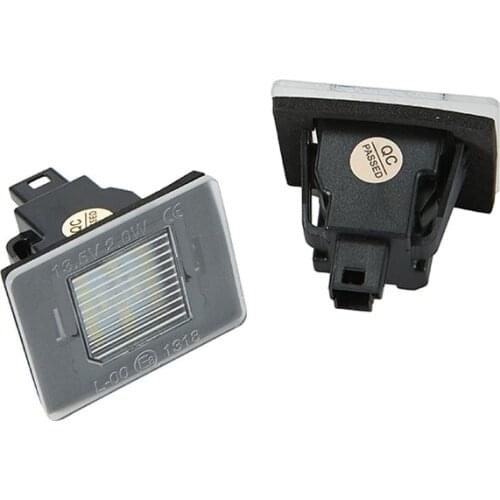 Car License Plate Light LED Error Free Play White Lamp For Benz W117 W218 W176 W156 W166 R172 X166 Tail Light Plug And Play