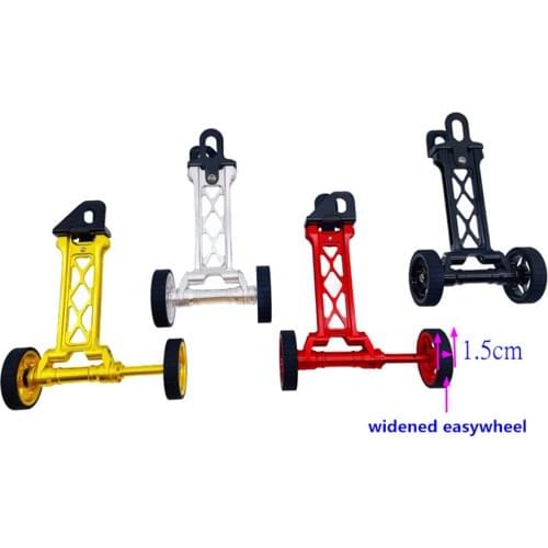 Extension Rod Easy Wheel Parking Push Wheel Telescopic Rod Widened Easywheel Booster Wheels For Birdy Bicycle