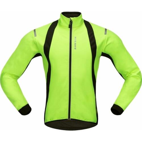 Outdoor Autumn Winter Cycling Jacket Thermal Windproof Waterproof Winter Thermal Fleece Long Cycling Jersey