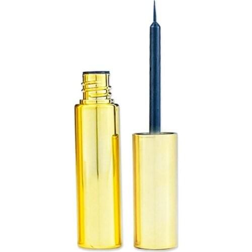 7ml Gold Tube Ultra-fine Liquid Eyeliner Private Label Quick-drying Waterproof Long-lasting Eyeliner To Enlarge Eyes