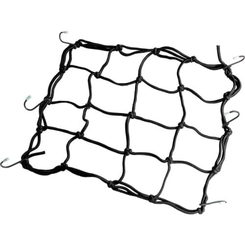 Universal Bungee Cargo Net Motorbike Helmet Mesh Storage Motorcycle Helmet Bungee Luggage Hold Down Storage Cargo Organiser Nets