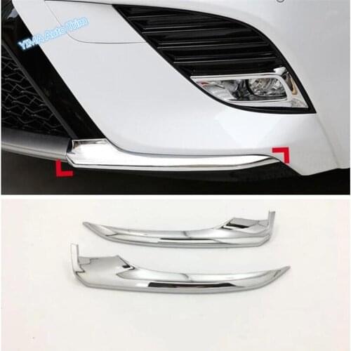 Lapetus Car Styling Front Bumper Bottom Corner Protector Cover Trim 2 Piece Fit For Toyota Camry 2018 - 2021 ABS Exterior Kit