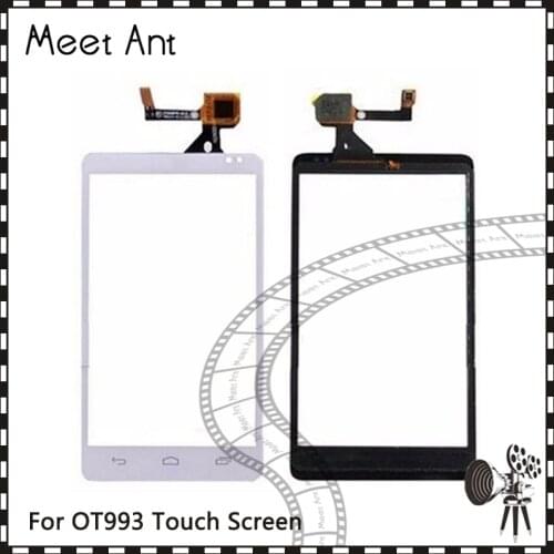 Replacement 4.0" For Alcatel One Touch OT993 993D OT993N 993N OT-993 Touch Screen Digitizer Sensor Outer Glass Lens Panel