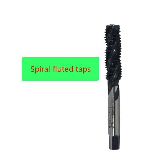 10pcs HSS-E M2 M3 M4 M5 M8 M10 M12 screw tap Japan HTD Spiral fluted taps machine tap metric Blind hole process