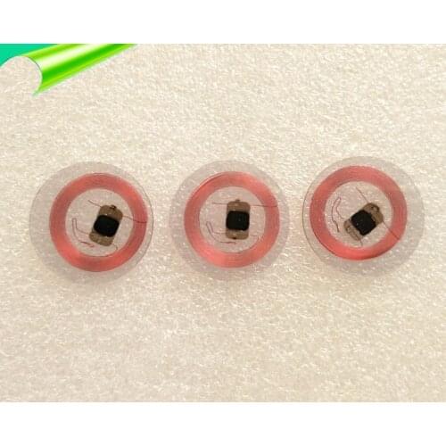 13.56MHz HF coin tags IC F1108 coin tag clear tags 100pcs/Lot