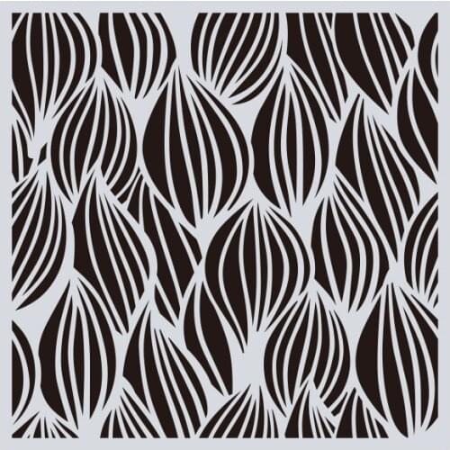 15*15 Geometry Layering Stencils Drawing Spray stencil DIY Scrapbook photo album Decorative Embossing DIY Card Crafts