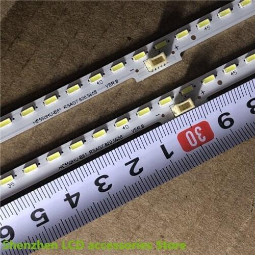 2PCS/set 84LED 60CM LED backlight strip For Sharp LC-55N7000U Hisense LED55K380U LT-1139663-A HE550HU-B81 RSAG7.820.5658 100%NEW