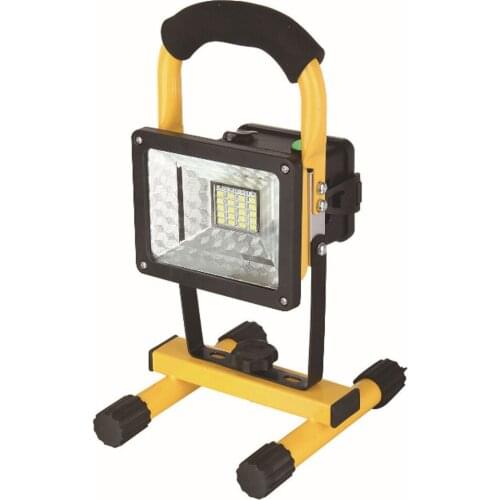 3X18650 Rechargeable Battery Floodlight 30W 220V Led Flood Light Waterproof Outdoor Lights With Charger Construction Lamp