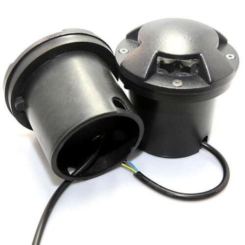 6pcs/Lot Waterproof Outdoor Lighting 9W 3x3W CREE LED Floor Decking Spotlight AC85-265V DC12V LED Undergrond Buried Floor Lamps