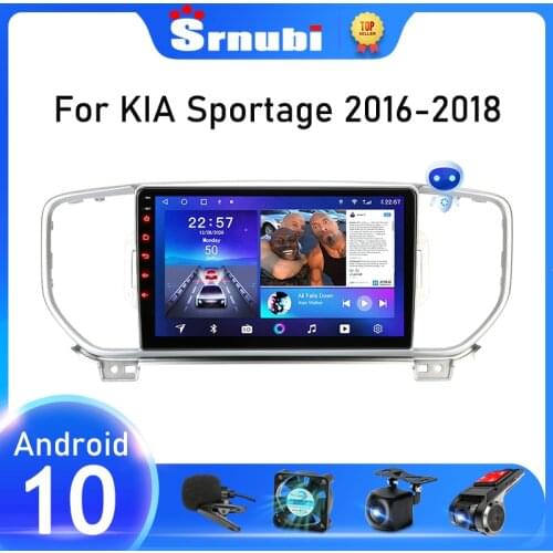 T10 Android 10 Car Radio For KIA Sportage 4 KX5 2016 2017 2018 Multimedia Video Player 2 din Navigation GPS RDS WIFI Carplay DVD