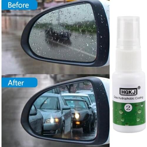 Car Waterproof Rainproof Anti-fog Agent Glass Coating Windshield Rearview Mirror Side Windows Waterproof Spray HGKJ-2-20ml