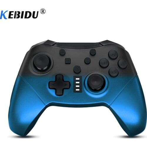 Kebidu Wireless Gamepad for Switch/ps4/ps3 PC Android TV Box Bluetooth Connection Ergonomic Design Pressure Sensitive Buttons