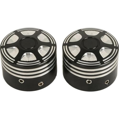 TCMT Motorcycle CNC Front Axle Nut Cover Bolt Kit For Harley Touring Softail Dyna Sportster XL XG VRSC