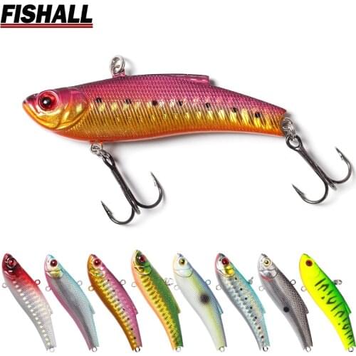 Range VIB 70S 70mm 18g Sinking Viabration Wobbler Hard Lure Bait VIB for Ice Fishing