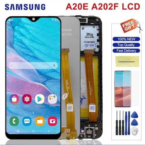 Origianl A20E Display For Samsung Galaxy A20E A202 Lcd Display Touch Screen Digitizer Assembly For Samsung A202 A202F A202DS Lcd